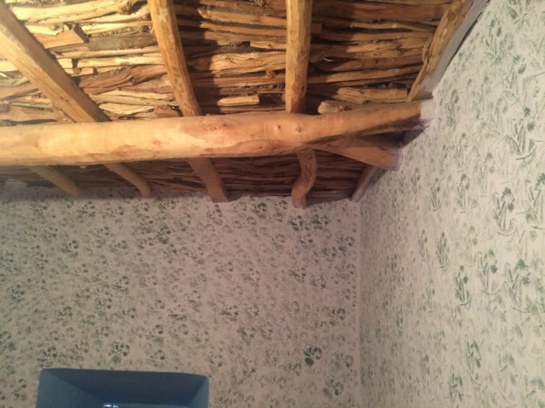 Thatched ceiling