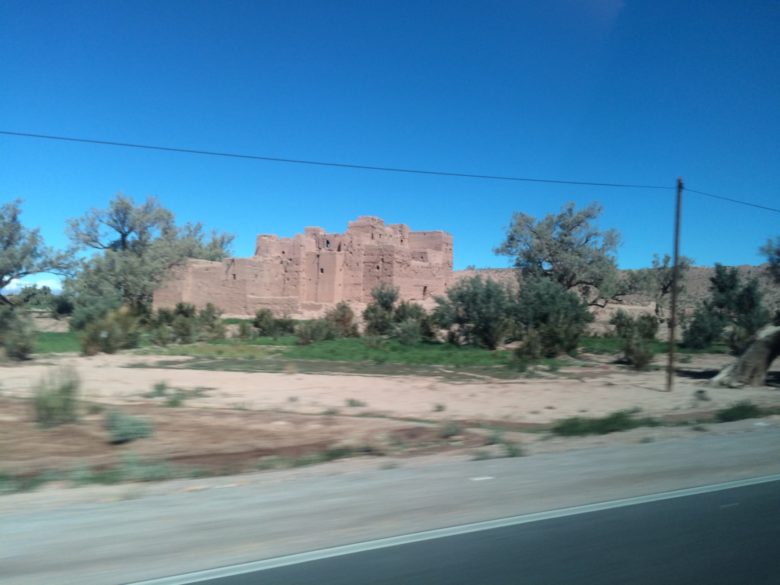 Driving to the Dades gorge